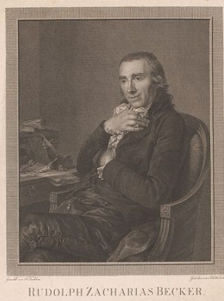 Porträt von Rudolph Zacharias Becker
