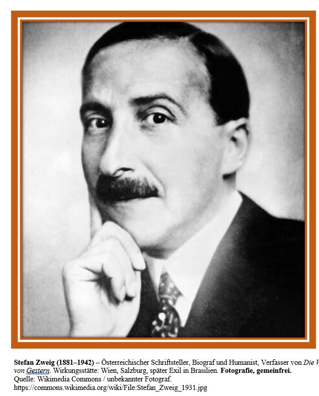 Stefan Zweig, Porträt